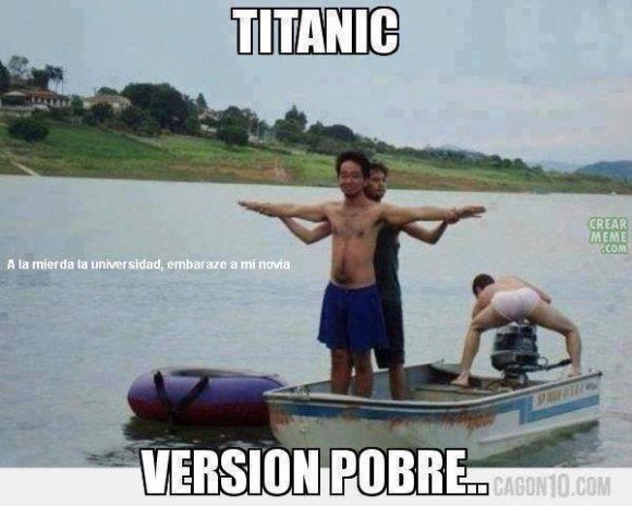 titanic version pobre fotografias chistosas