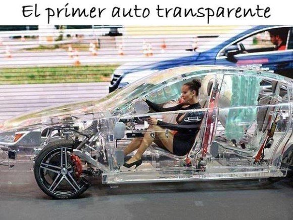el primer auto transparente