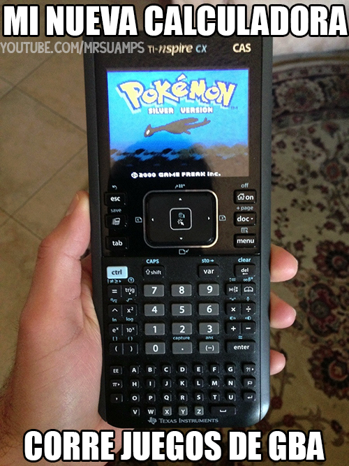 mi nueva calculadora corre juegos de pokemon gba
