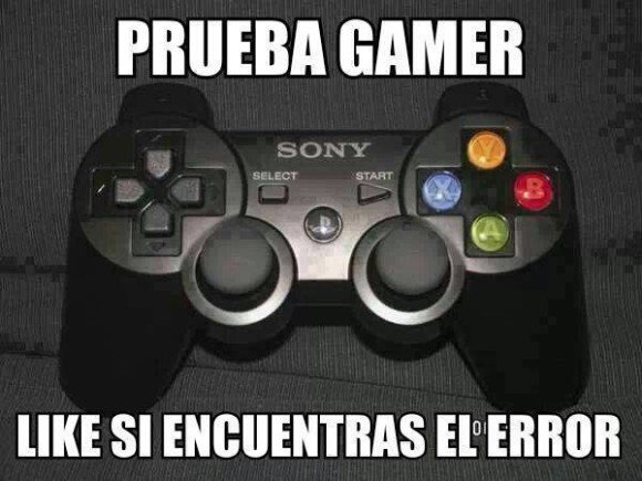 prueba gamer like si encuentras el error en el control