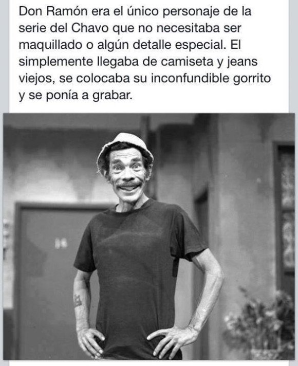 don ramon personaje sin maquillaje