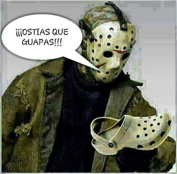 que guapas jason crocs