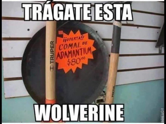 comal de adamantium wolverine