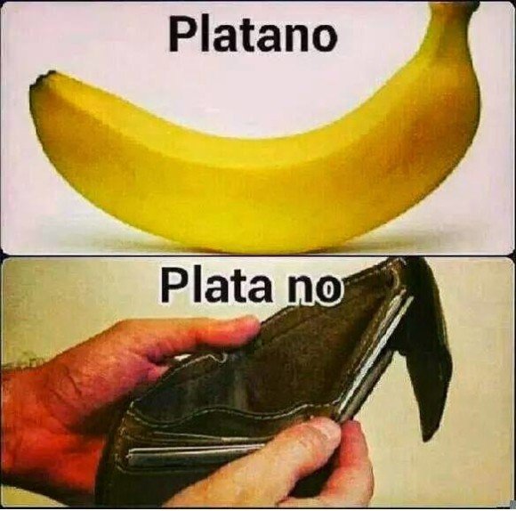 platano y plata no