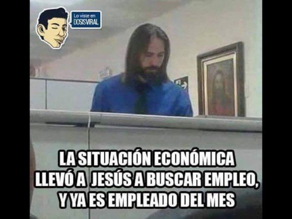 jesus buscando empleo del mes