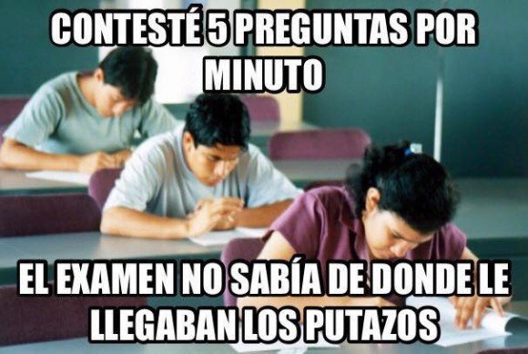 5 preguntas por minuto examen