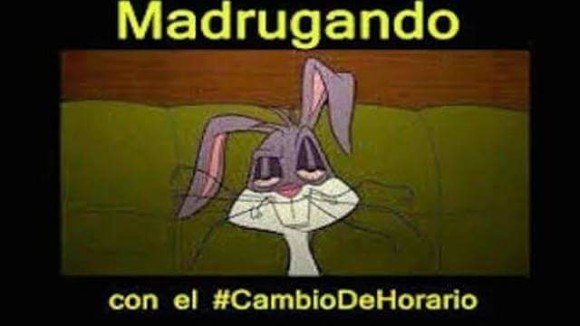 madrugando con el cambio de horario