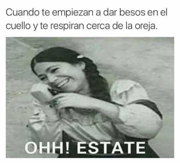 besos en la oreja y respirar estate